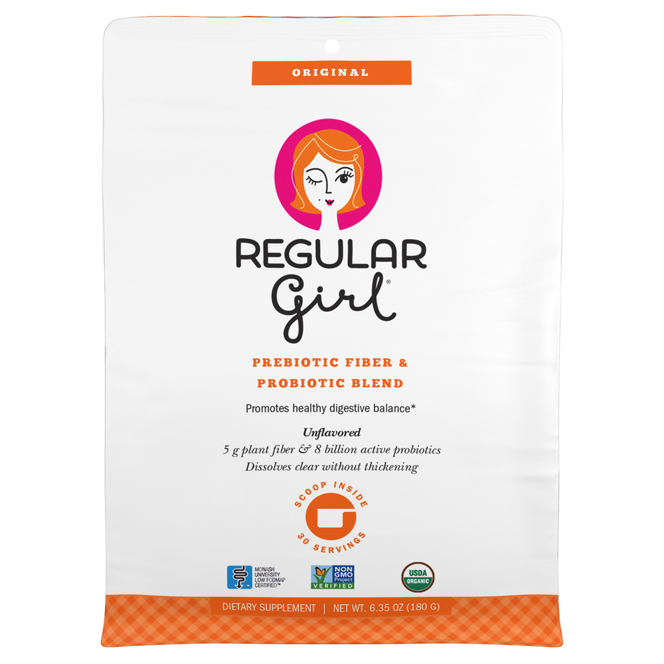 Regular Girl Original Powder, Unflavored, 6.35 oz, 30 Servings