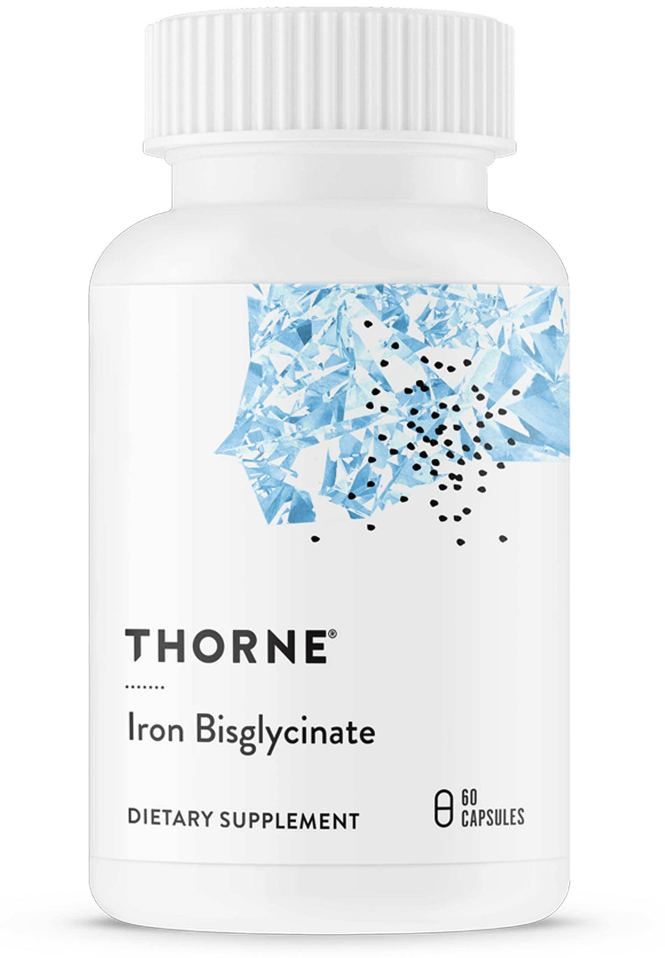Iron Bisglycinate 60 Capsules (25 mg per Capsule)