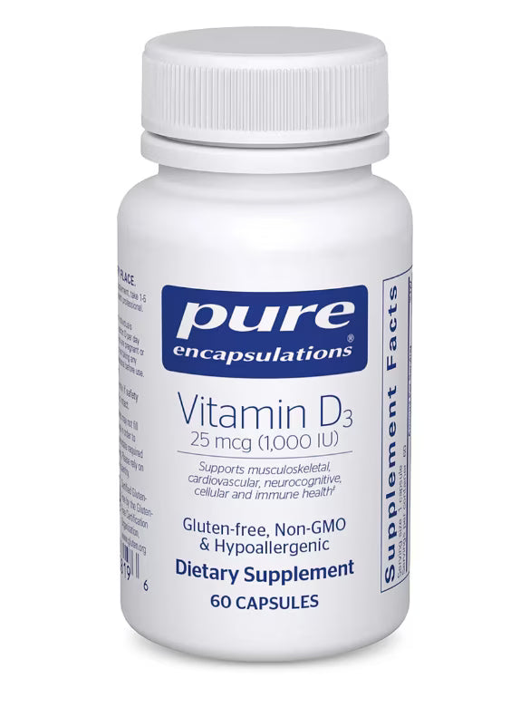 Vitamin D3 25 mcg (1,000 IU)